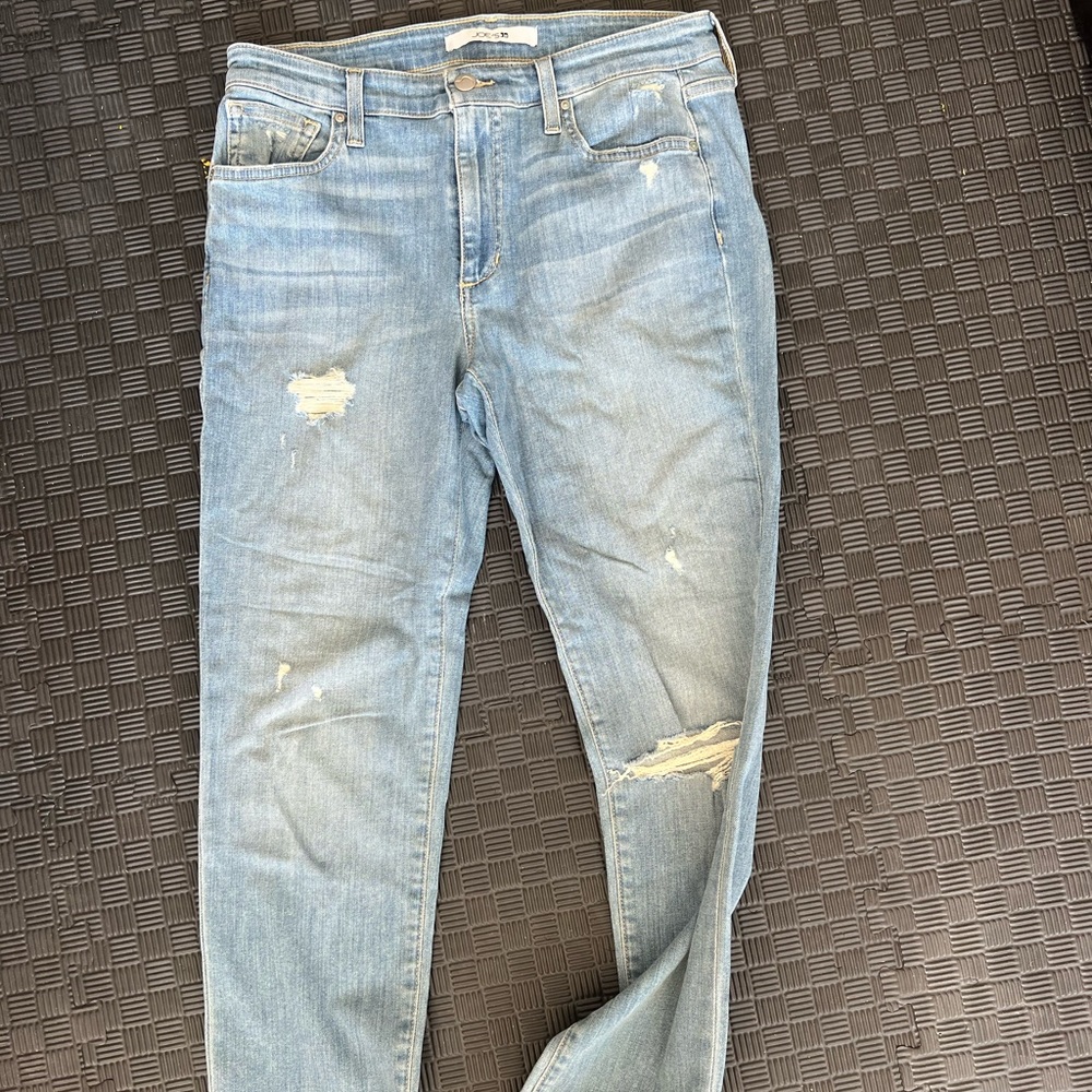 Joes light wash denim jeans